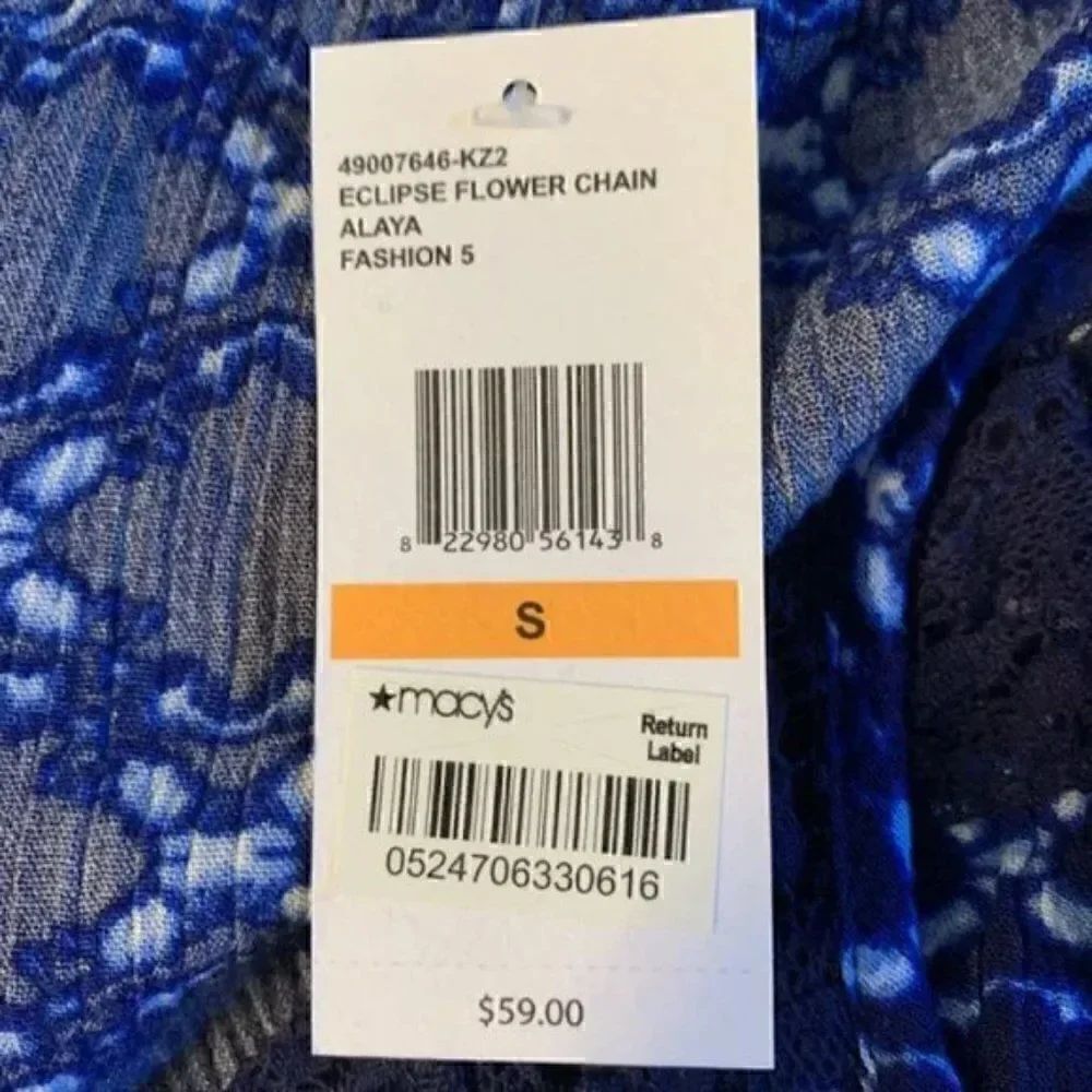🆕 Jessica Simpson Alaya Peasant Top size S - Picture 4 of 7